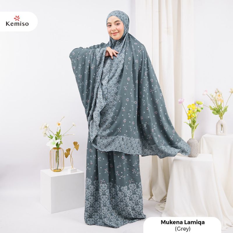 MUKENA TAZBIYA X KEMISO 2IN1 LAMIQA SERIES ALLSIZS