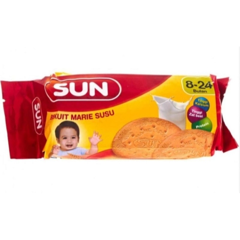 

° Sun Biskuit Marie Susu 80gr