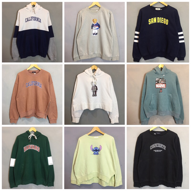 (10)hoodie crewneck jaket sweater