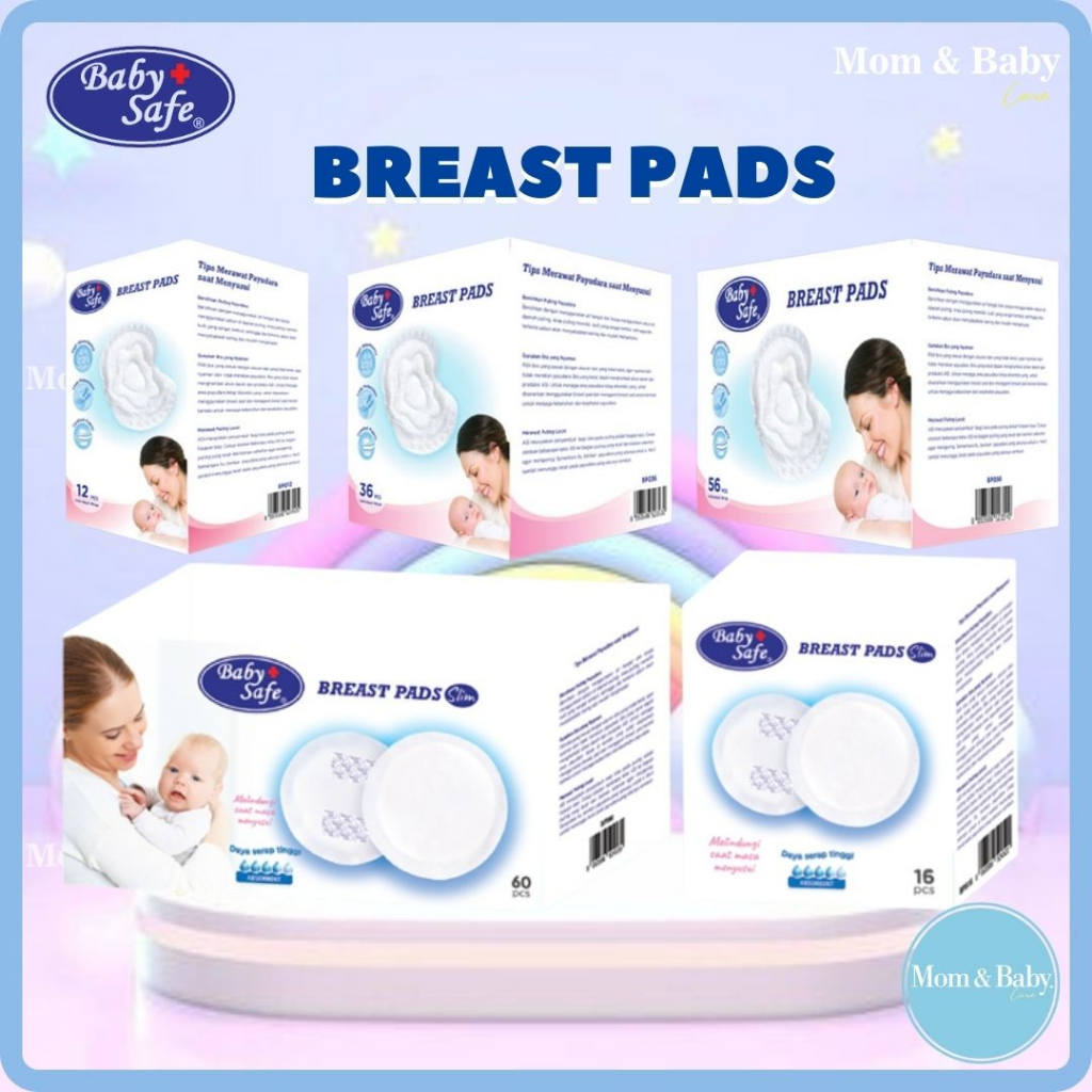 Baby Safe Breast Pad Slim Daya Serap 70 ml Penyerap Asi BPS16 BPS60