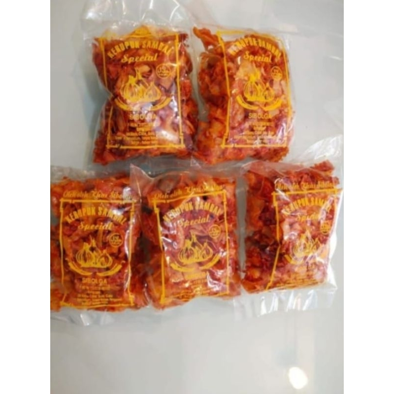 

Kerupuk Sambal Special Sibolga Cap Bawang Bungkusan Kecil