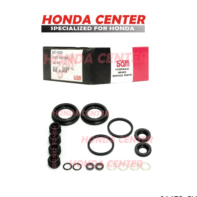 Kaliper caliper kit seal karet piston rem belakang prelude accord maestro cielo vti cm5 1990 1991 1992 1993 1994 1995 1996 1997 1998 1999 2000 2001 2002 2003 2004 2005 2006 2007 civic vti vtis fd1 fd  2001 2002 2003 2004 2005 2006 2007-2011 2012-2015 01