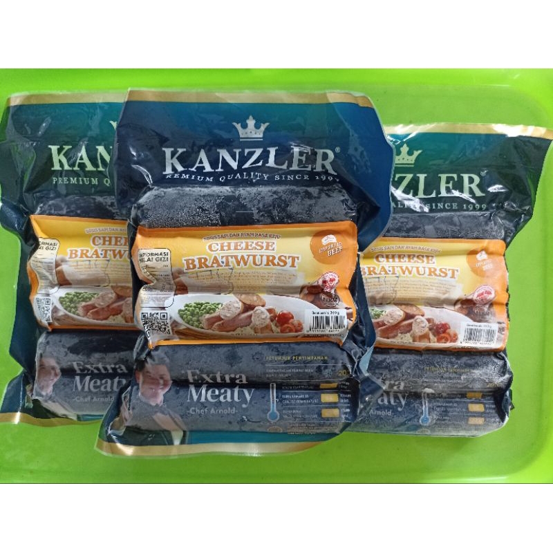 

Kanzler Cheese Bratwursh Sosis 360gr
