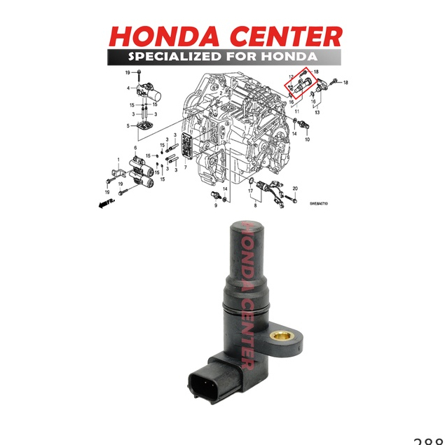 sensor speed kecepatan selenoid matik pick up assy honda crv re gen3 2007 2008 2009 2010 2011 2012 matik at