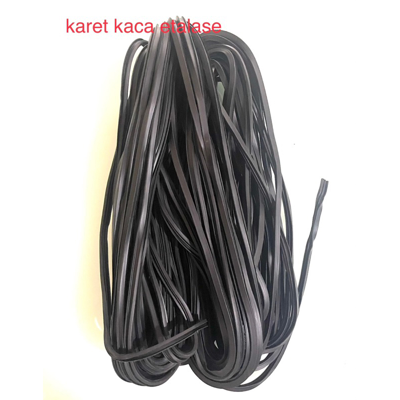 karet etalase List kaca etalase 056