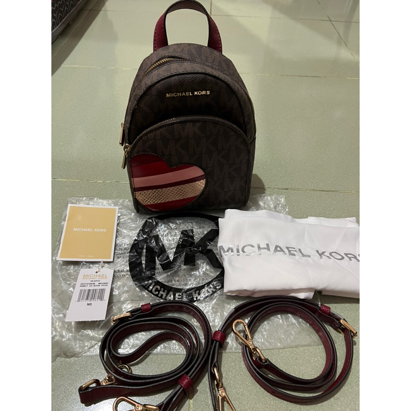 Tas michael kors mk heart abbey xs backpack