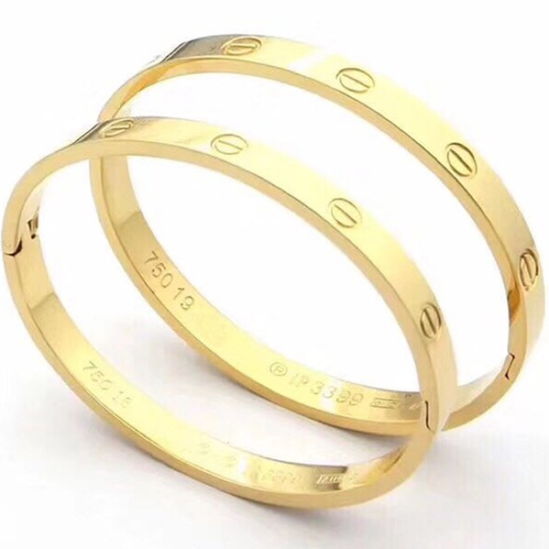 Gelang Tangan Bangle Titanium Anti Karat&amp;Alergi ada cap GBT-04