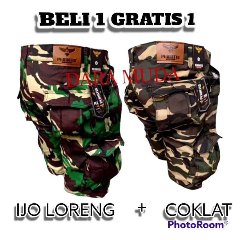celana loreng pendek pria / celana cargo pendek / celana pria / celana pendek / cargo pendek / celan