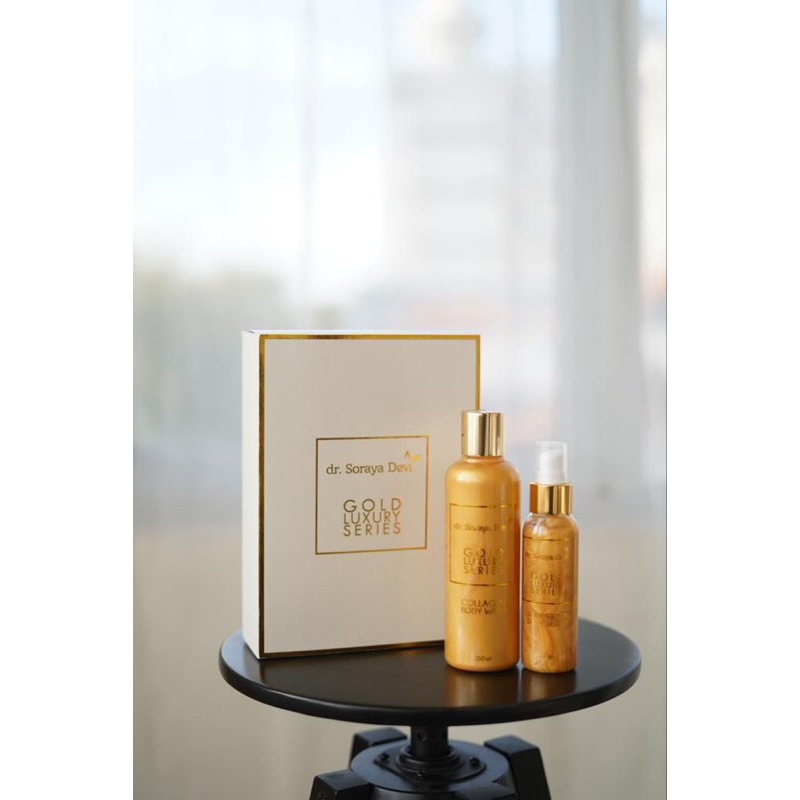 Gold Luxury body series dr. sorayadevi skincare violetta / paket pemutih tubuh BPOM HALAL