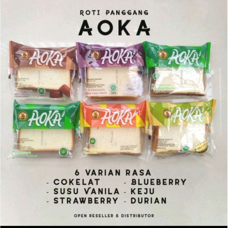 

Aoka Roti Panggang All varian 65gr