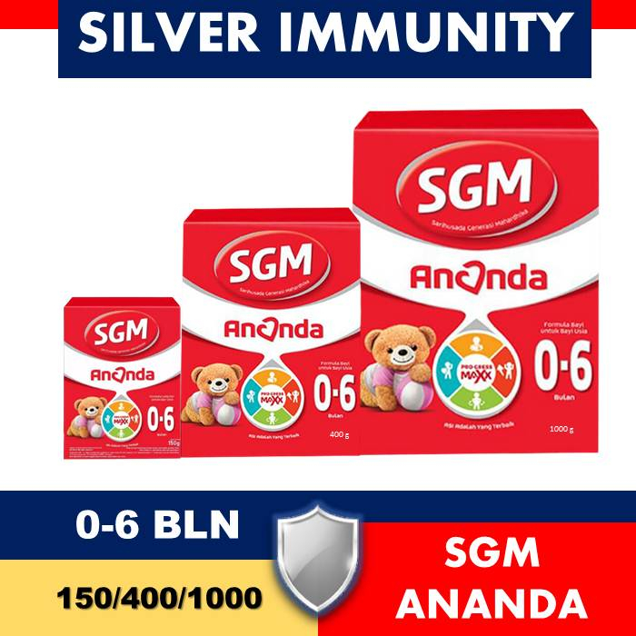 SGM ANANDA 1 SUSU FORMULA BAYI [ 0-6 BULAN ] 150GR / 400GR / 1000GR