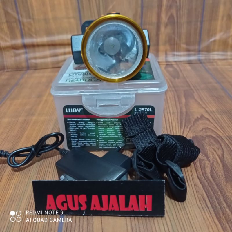 Senter Kepala Luby 7watt L-2807