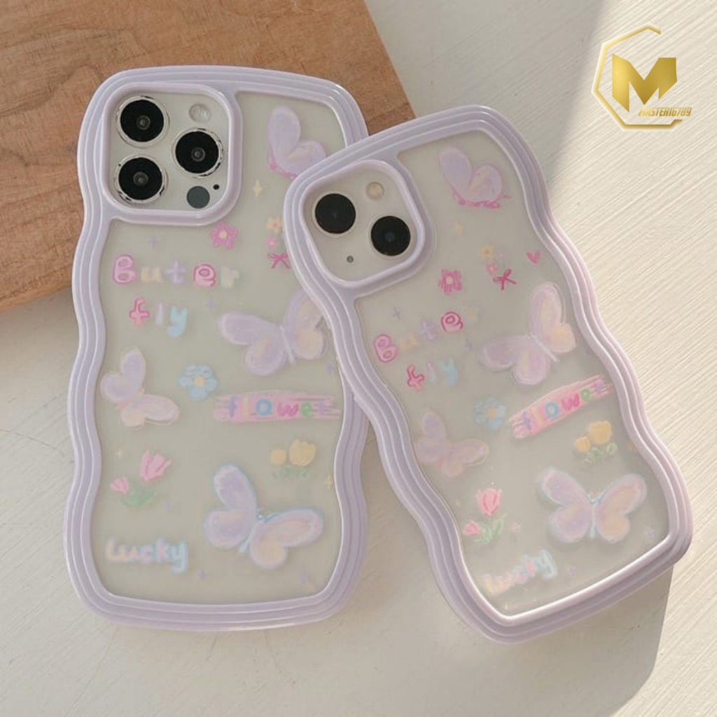 SS129 SOFTCASE MOTIF KARTUN KUPU KUPU FOR IPHONE 7 8 7+ 8+ X XS XR XS MAX 11 12 13 14 PRO MAX MA3844