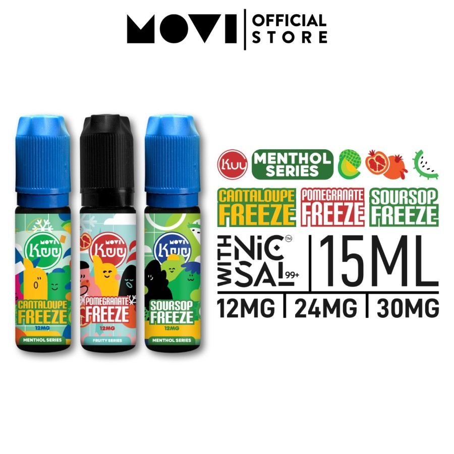 Kuy Menthol Series NICSAL99+ 15ML by MOVI