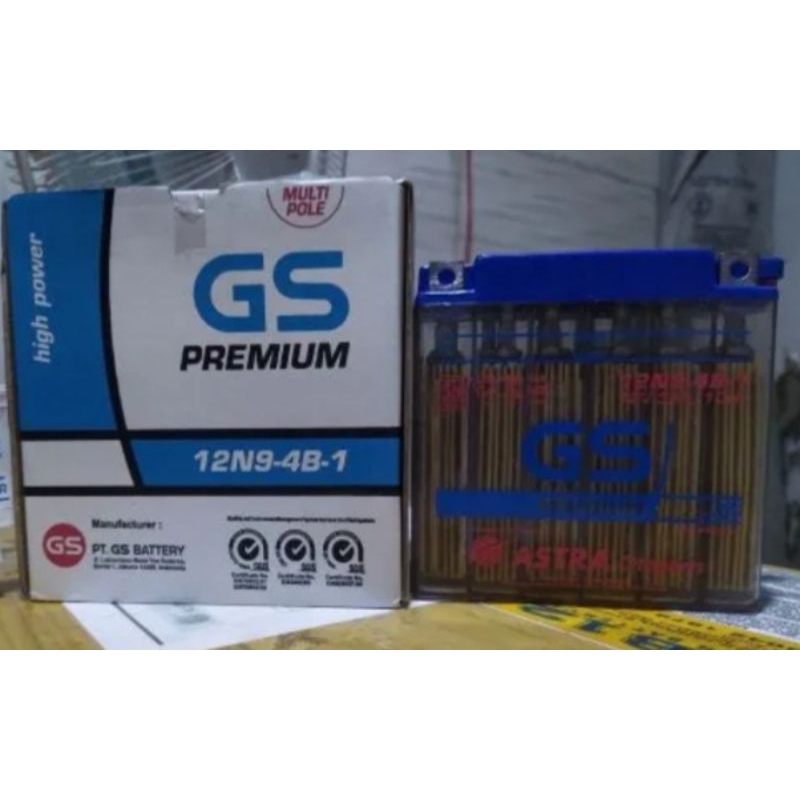 Aki Basah GS Astra 12N9-4B-1 thunder 125