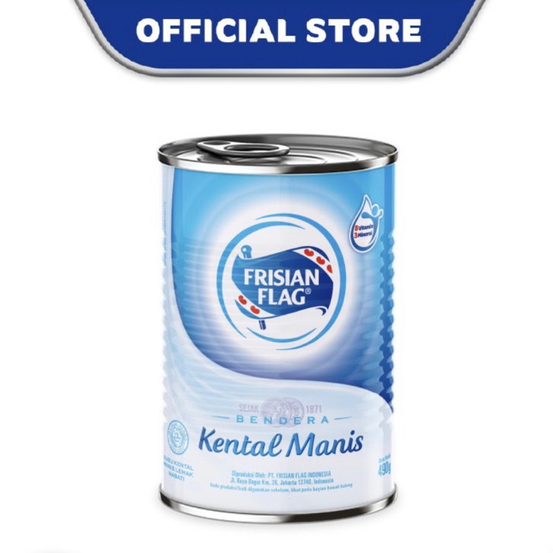 

Frisian Flag Susu Kental Manis Kaleng (370g) (3 Varian)
