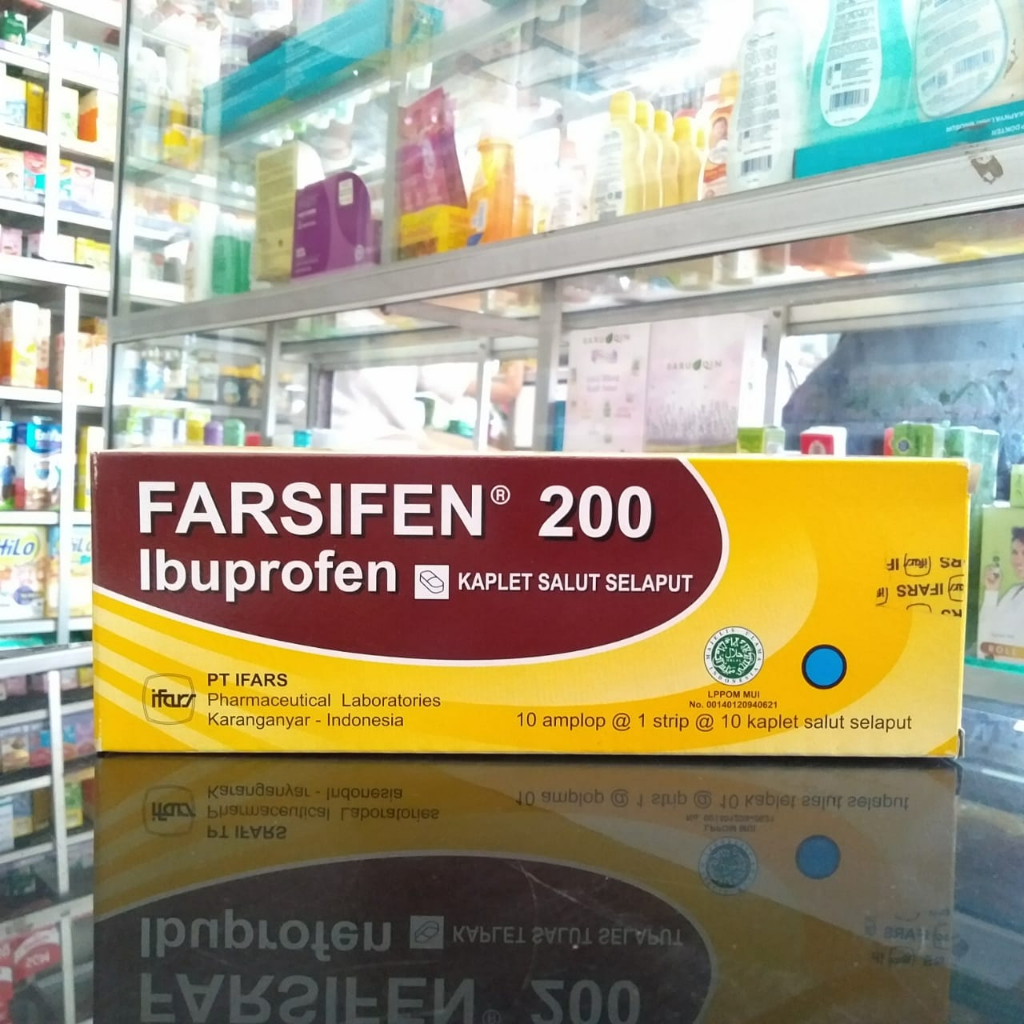 FARSIFEN 200 1 STRIP @10 KAPLET obat sakit gigi obat sakit kepala demam