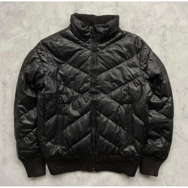 Down Jacket Gelembung Hitam | Jacket Kulit Gelembung Tebal Warna Hitam