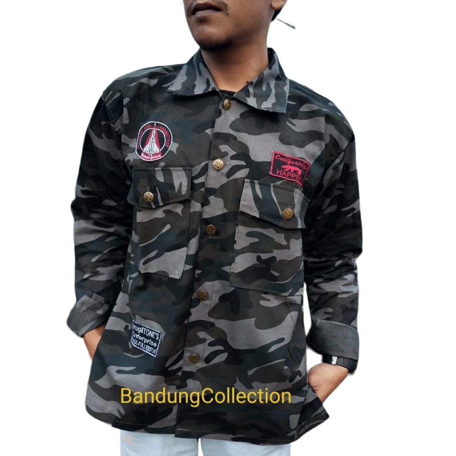 HAPPEN LORENG ABU_JAKET PARKA PRIA/WANITA TERLARIS