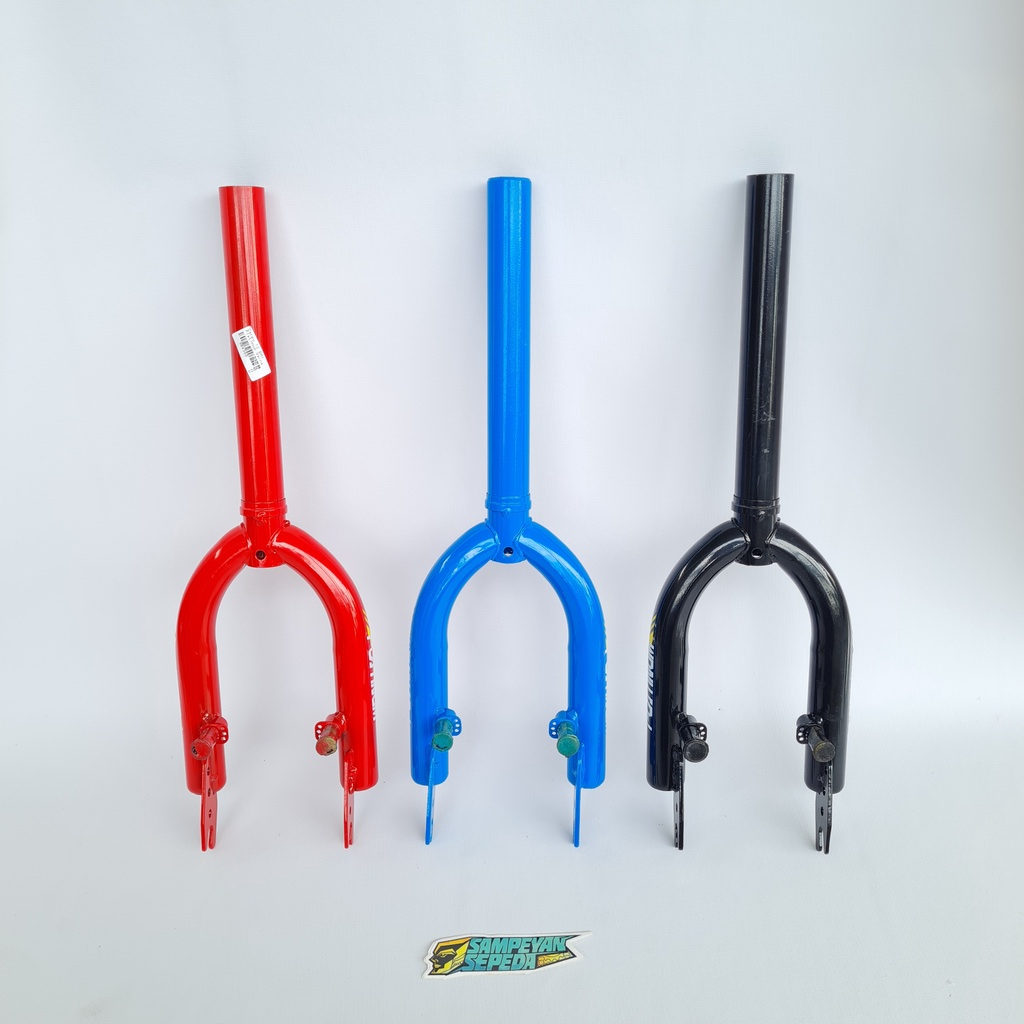 Fork Garpu Oversize Sepeda BMX Platinum Warna Ukuran 12 16 20