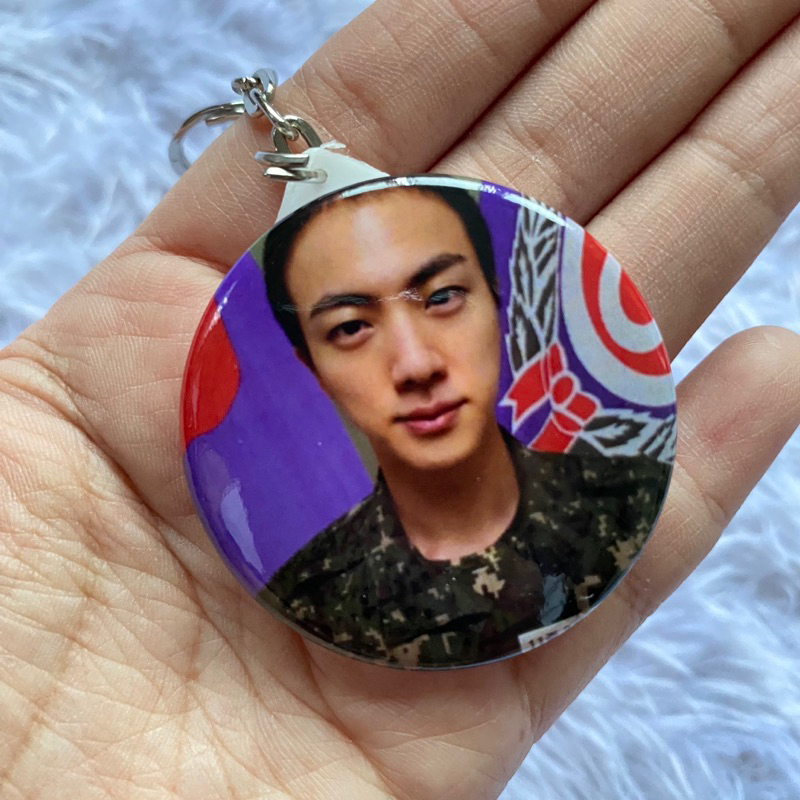 MIRROR KEYCHAIN BTS JIN WAMIL ENLISTMENT