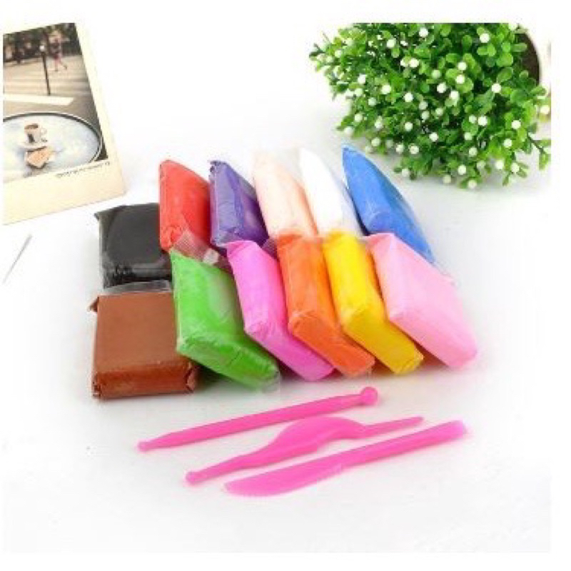 SUPER LIGHT CLAY MAINAN EDUKASI ANAK SLIME CLAY