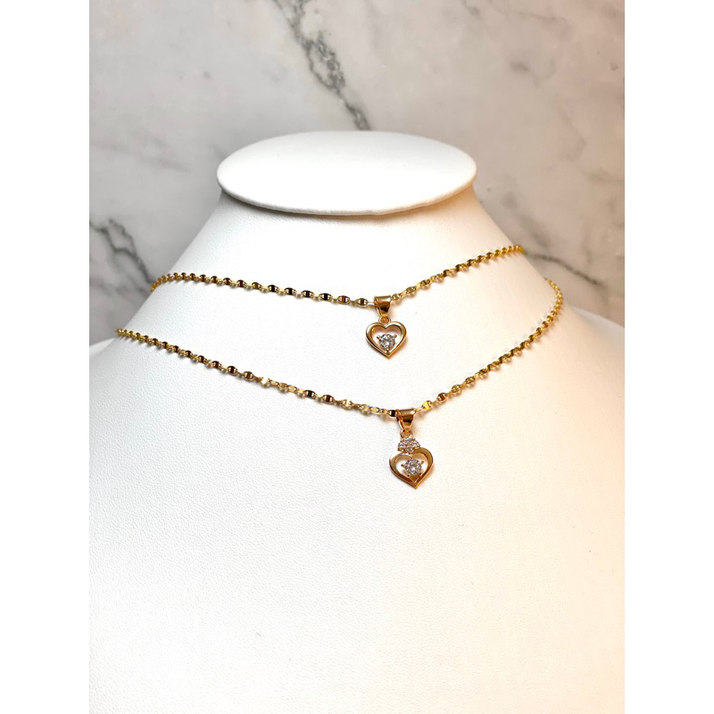 Kalung emas kadar 9k