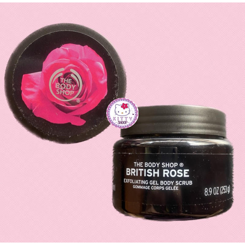 The Body Shop British Rose Exfoliating Gel Body Scrub 250ml
