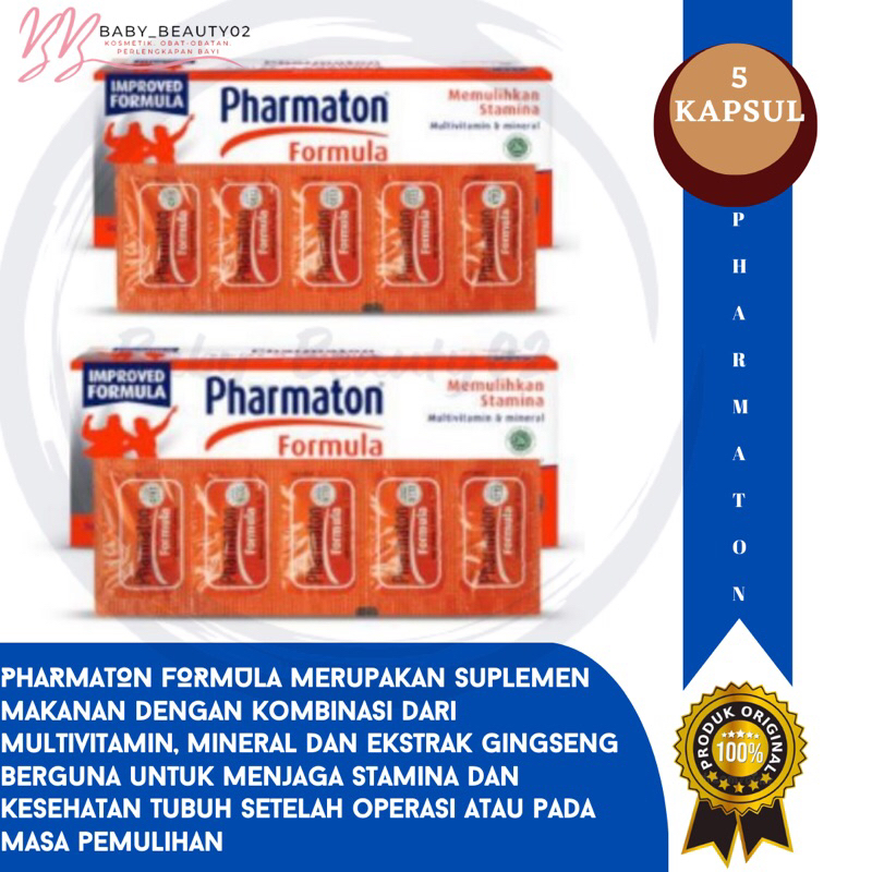 Pharmaton Formula - Vit With Selenium Jaga Stamina Daya Tahan Tubuh Suplemen Kesehatan Vitamin Dewas