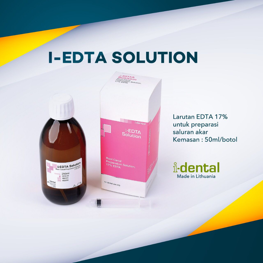 EDTA SOLUTION 17% / LARUTAN EDTA / EDTA CAIR / CAIRAN IRIGASI SALURAN PULPA GIGI