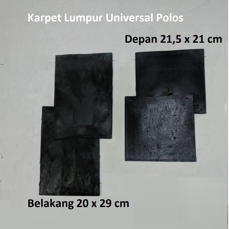 Karpet Lumpur Roda Universal Polos Mudguard Depan 21,5 x 21 cm belakang 20 x 29 cm cocok untuk Futura Carry Gran Max Carry Extra Box Pickup Colt