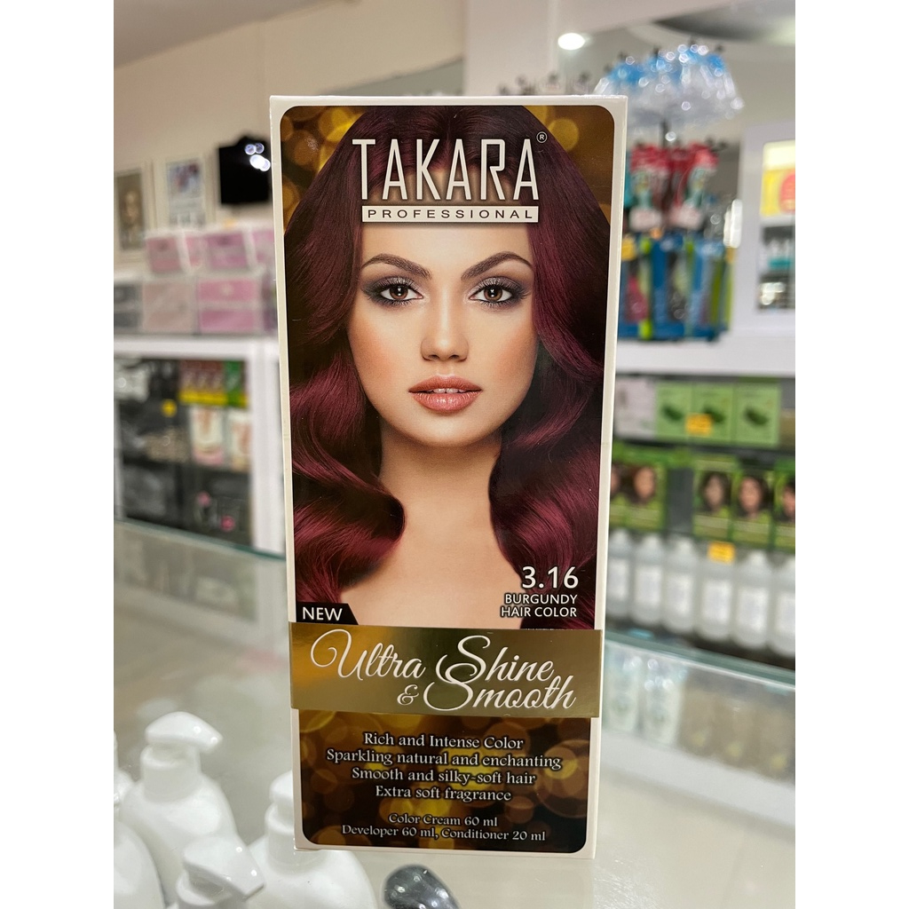 Takara Professional Ultra Shine &amp; Smooth 3.16 Burgundy Hair Color