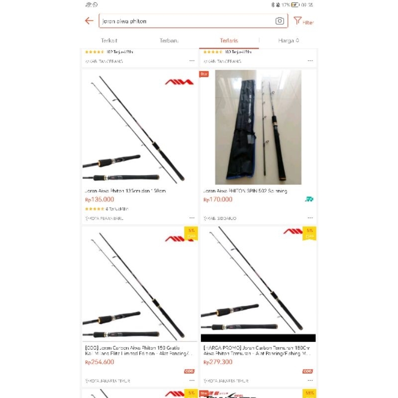 SALE JORAN Aiwa Phiton 150