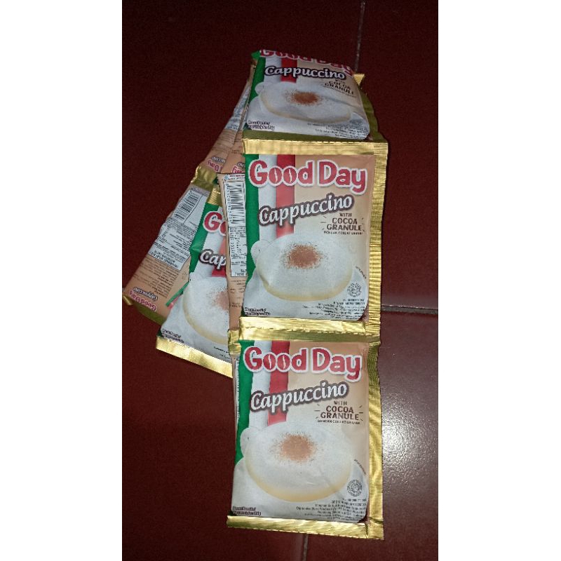 

Good Day Cappuccino • 1 renteng (10pcs x 25gr)