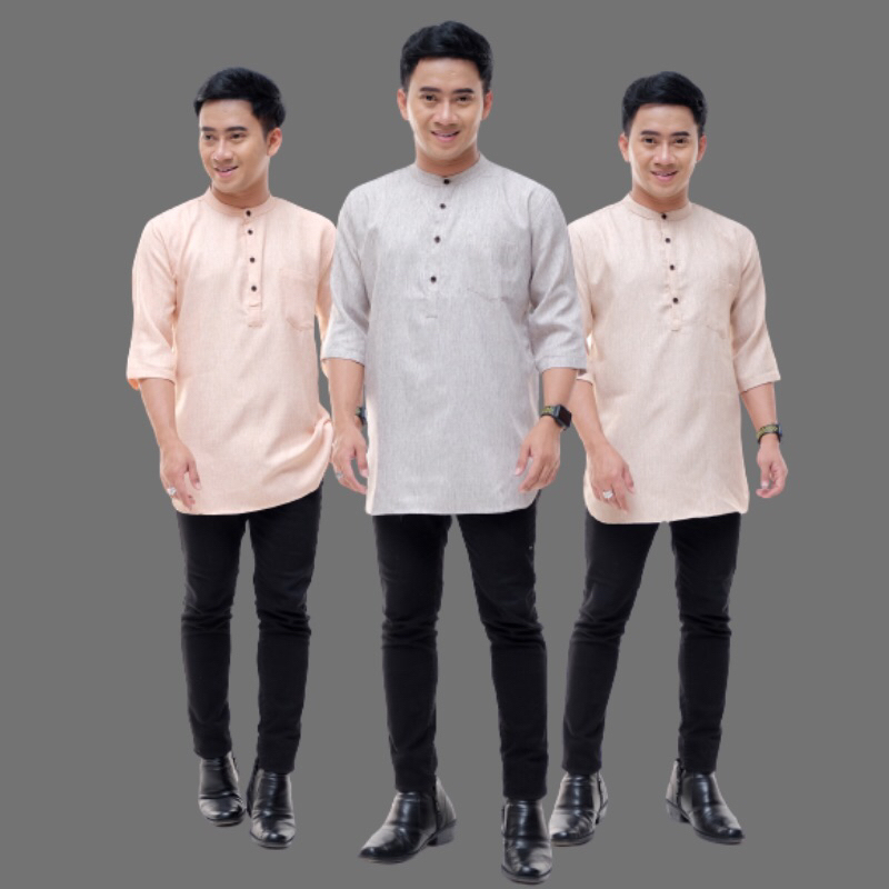 [TERLARIS] koko kurta dewasa kualitas premium koko kurta premium lengan 3/4 terbaru