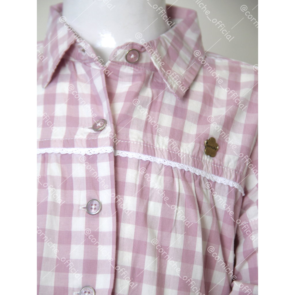 Corniche Kids Chesna Shirt Kids Pink - TH K50157