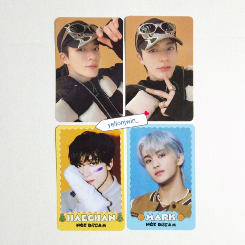 Ready Stock Trading card candy photocard Selca Jeno A B konsep Haechan A Mark B set photocard tc can