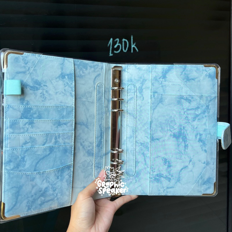 

[PRELOVED] Binder + Cover Macaroon A5 4P | Bambi Sleeve | Binder Sleeve preloved