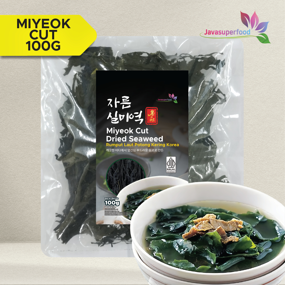

(HALAL) Cut Wakame Rumput laut kering / Dried Seaweed / Miyeok Myeok Miso soup