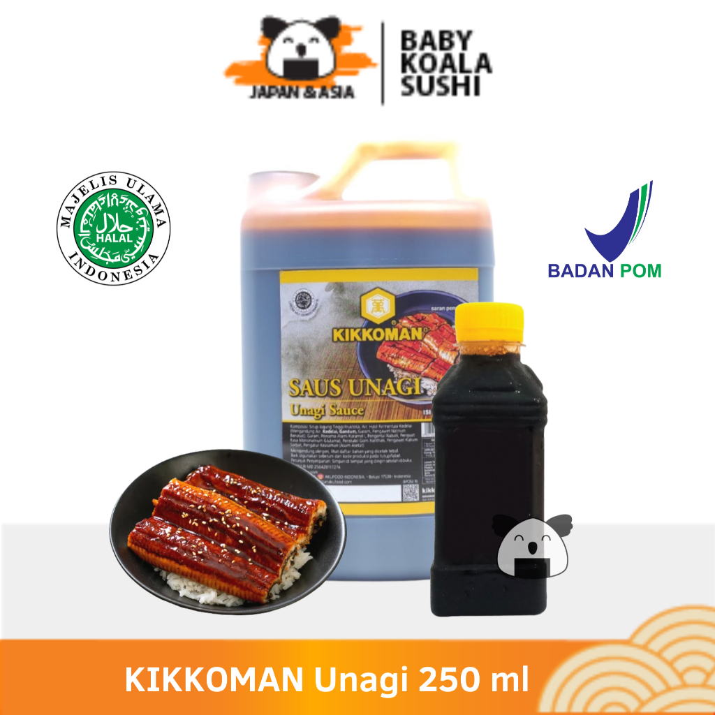 KIKKOMAN Unagi Sauce Ikan Bakar 250 ml Halal
