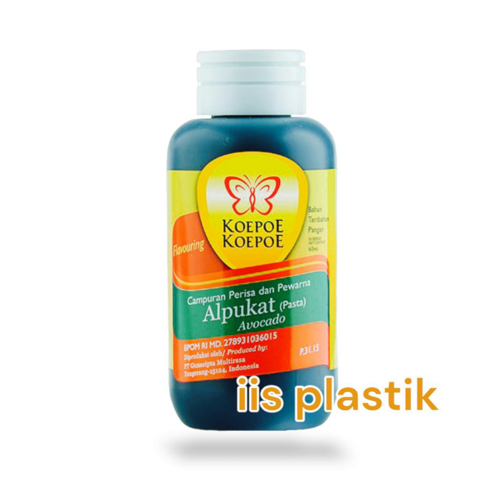 

Koepoe Pasta ALPUKAT Perisa Makanan Minuman Kue 60ml