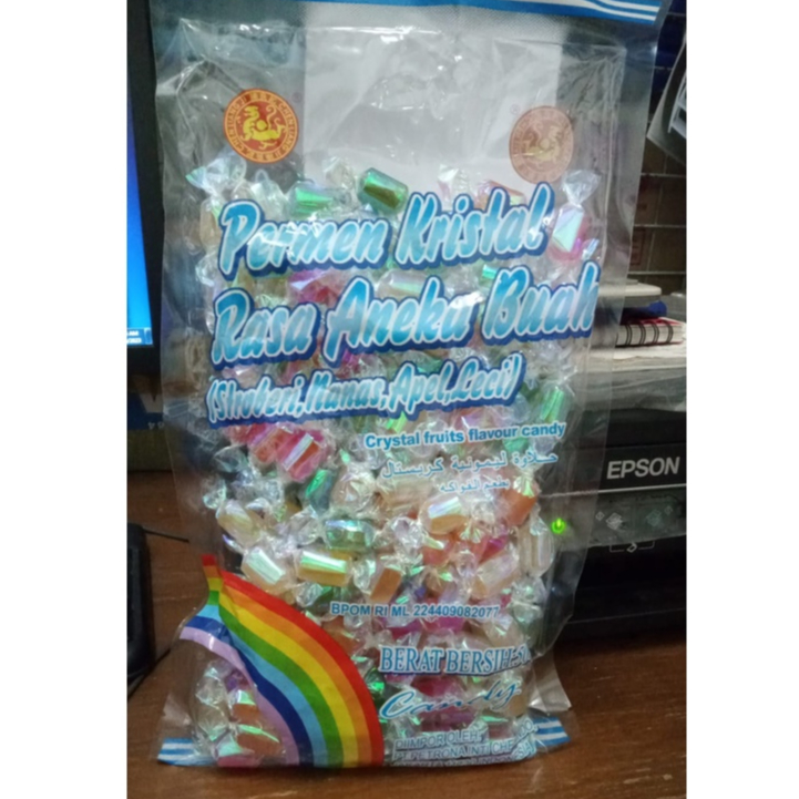 

Rainbow Diamond Ass Candy 500gr Permen Kristal Diamond