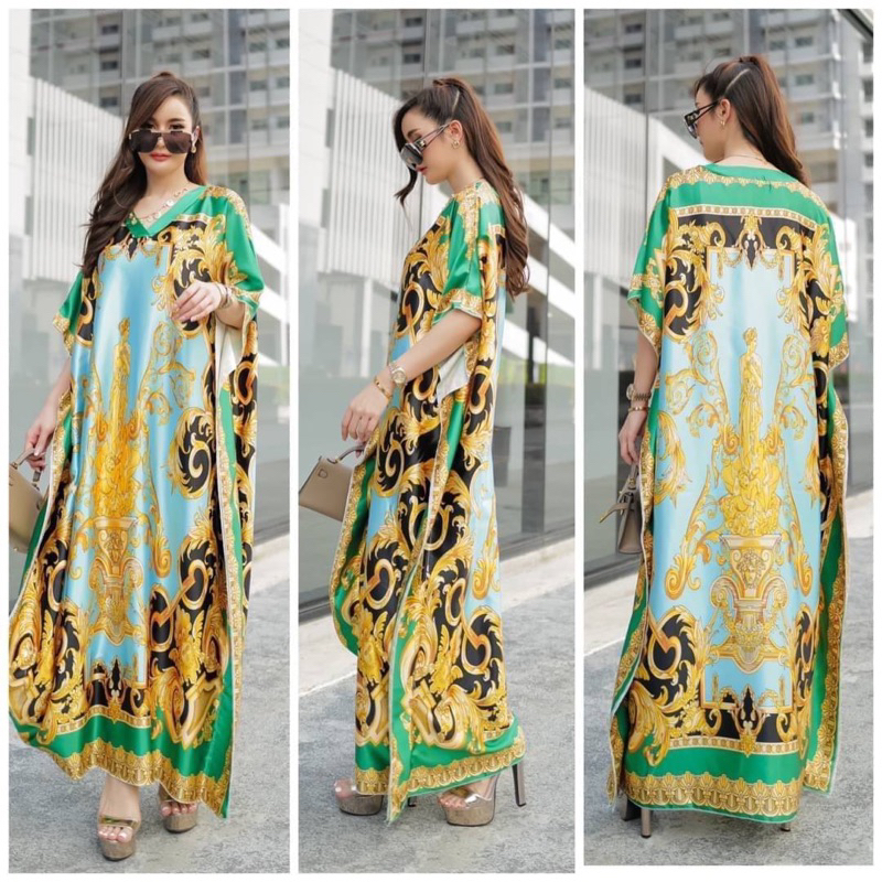 CODE:016-017 kaftan bkk ready stok ya