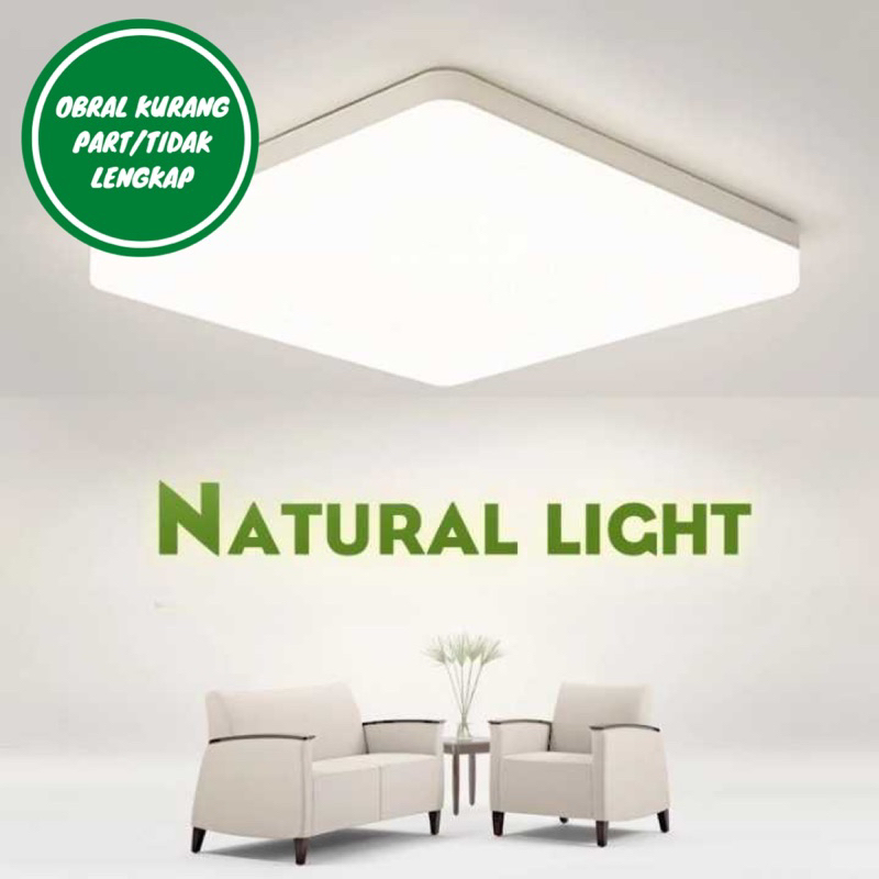 [OBRAL RIJEK] Lampu Plafon LED Ceiling Light Neutral White 4500K 18W 30x30 cm - MA18