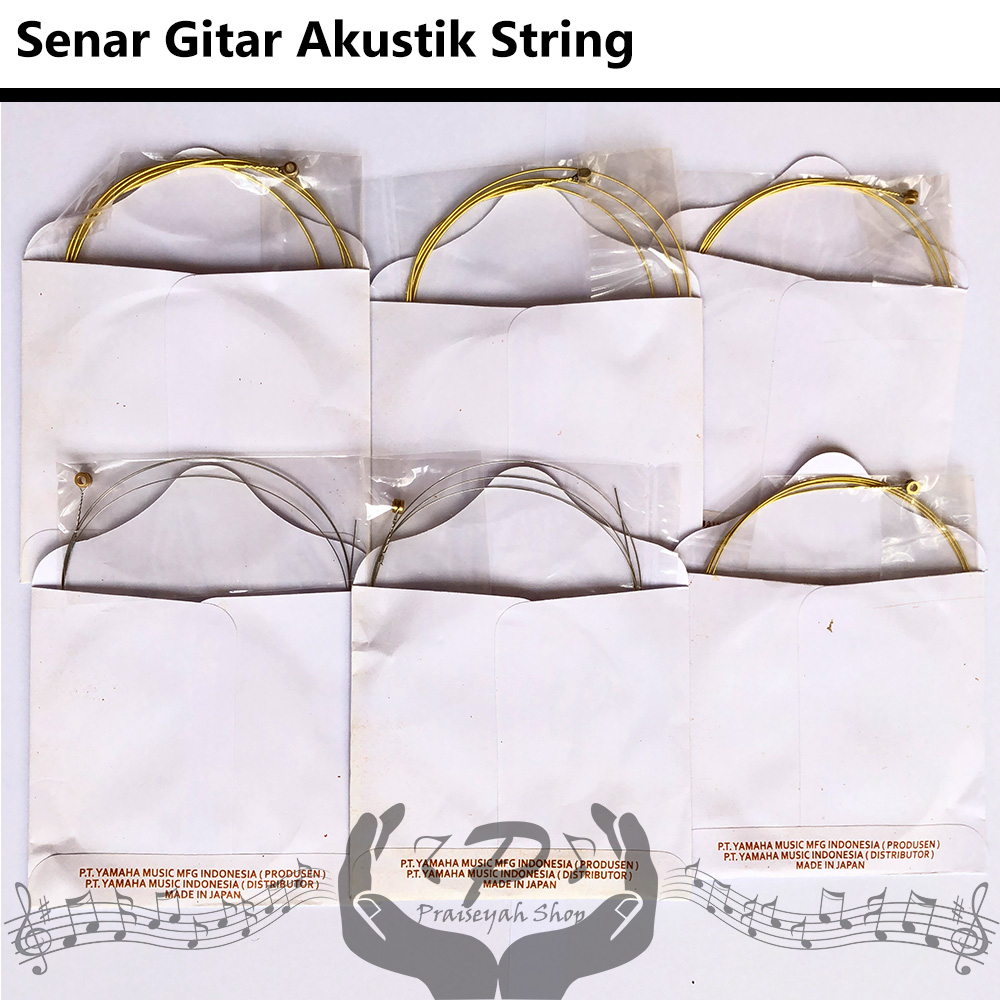 Yamaha Senar Gitar Akustik String Original Guitar Accoustic Folk