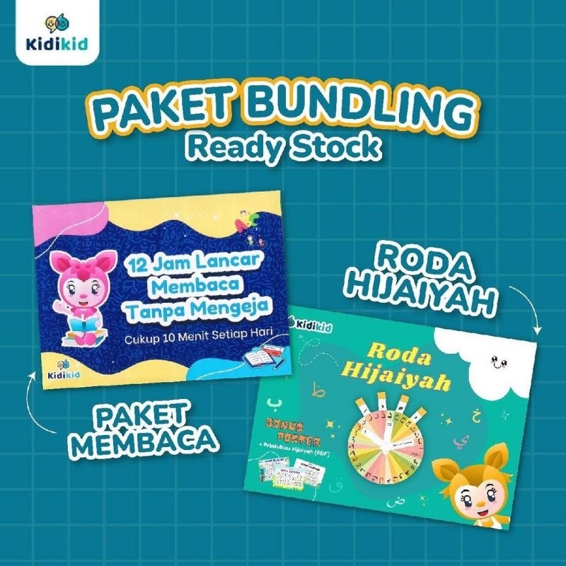 

Paket hemat produk 12 Jam Lancar Membaca dan Roda Hijaiyah [ADEEVATHAR]