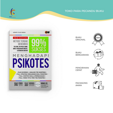 Buku Referensi - New Edition 99% Sukses Menghadapi Psikotes +CD - Uly Amalia - CMedia - Bukukaluku