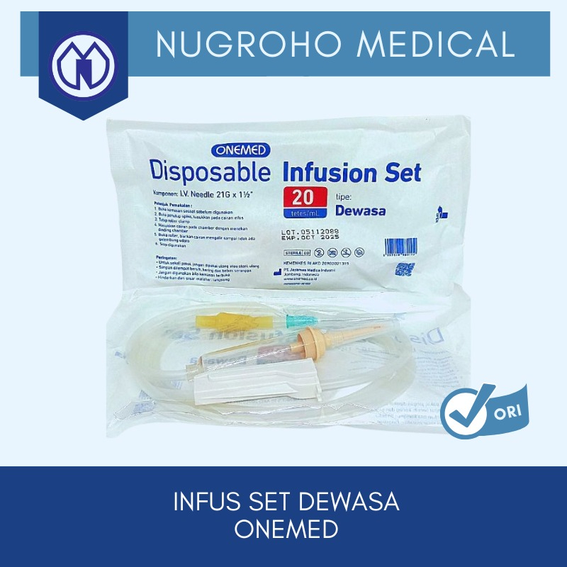 infus set dewasa/Infus Set Onemed Dewasa Selang Infus Dewasa Onemed Infusion Set Alat Infus Dewasa I