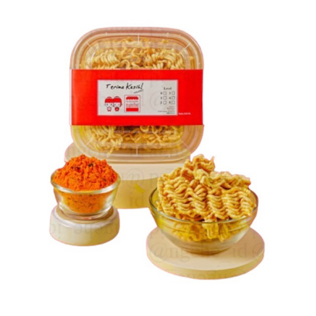 

Makaroni Ngehe Mie Kriuk kemasan Toples Small