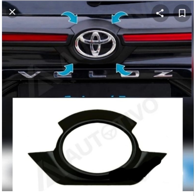 Cover List Bagasi Mobil Veloz 2022 Trunk Lid Toyota Veloz 2022